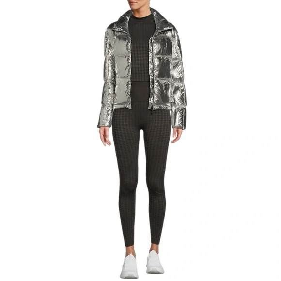 NWT Antonio Melani Stand Collar Front Zip Ski Puffer Jacket Size XS - Picture 4 of 8